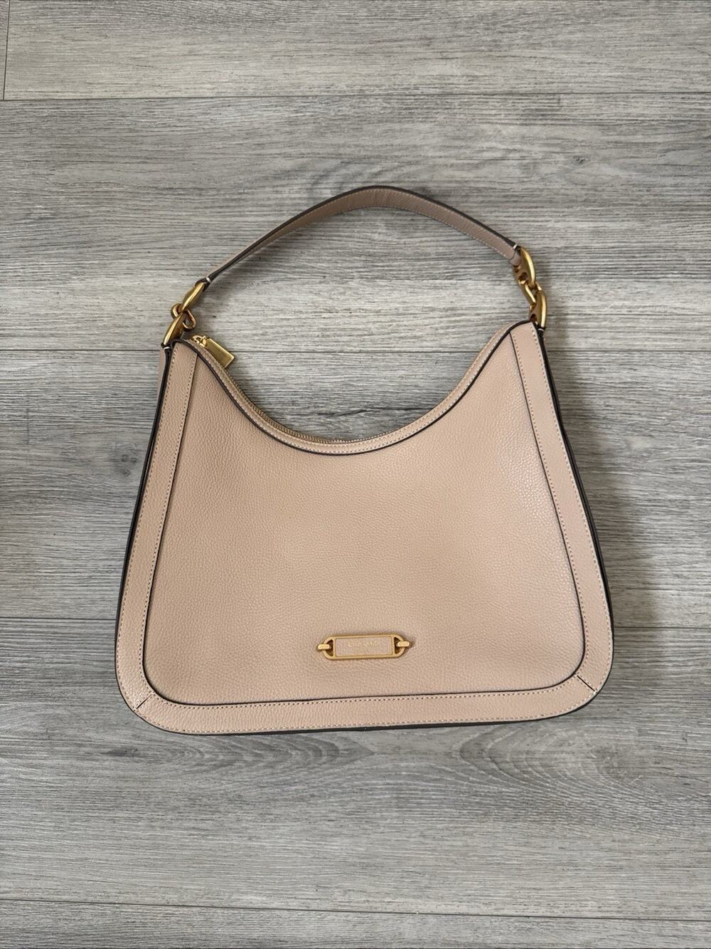 kate spade new york Gramercy Pebbled Leather Shoulder Bag Beige